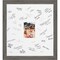 Regis Signature Mat Picture Frame, Photo Frame Wedding Guest Book Alternative, Autograph Picture Mat for Signature Board, Wedding Celebrations Graduations Support Encouragement or Retirement